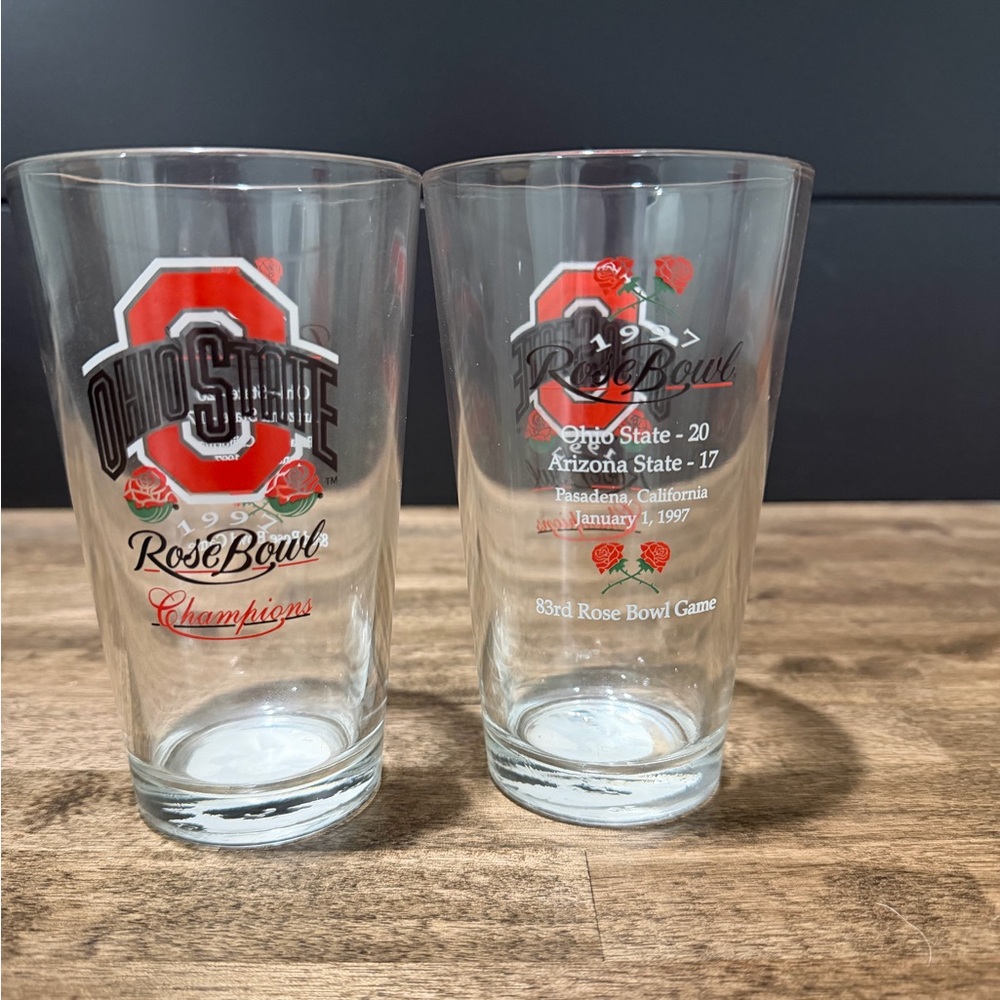 Ohio State Rose Bowl Champions Glass Set